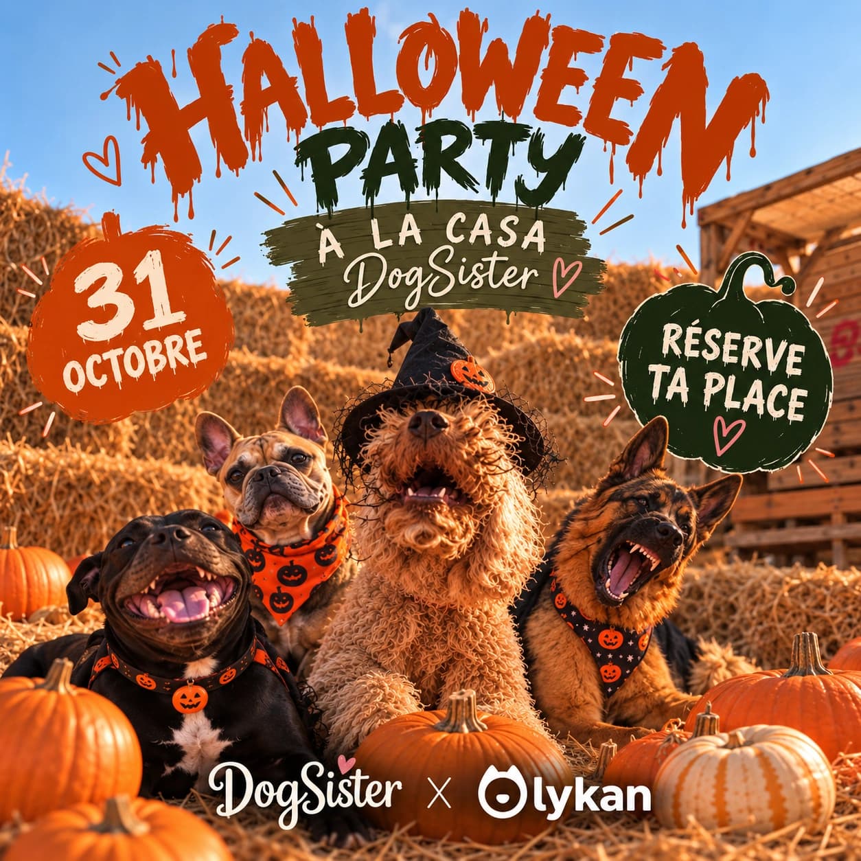 Affiche : Halloween à la Casa DogSister x Olykan